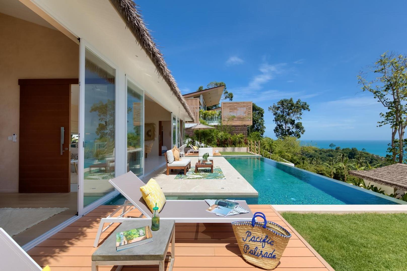 Tropical Seaview Villa With Pool Koh Samui Luaran gambar