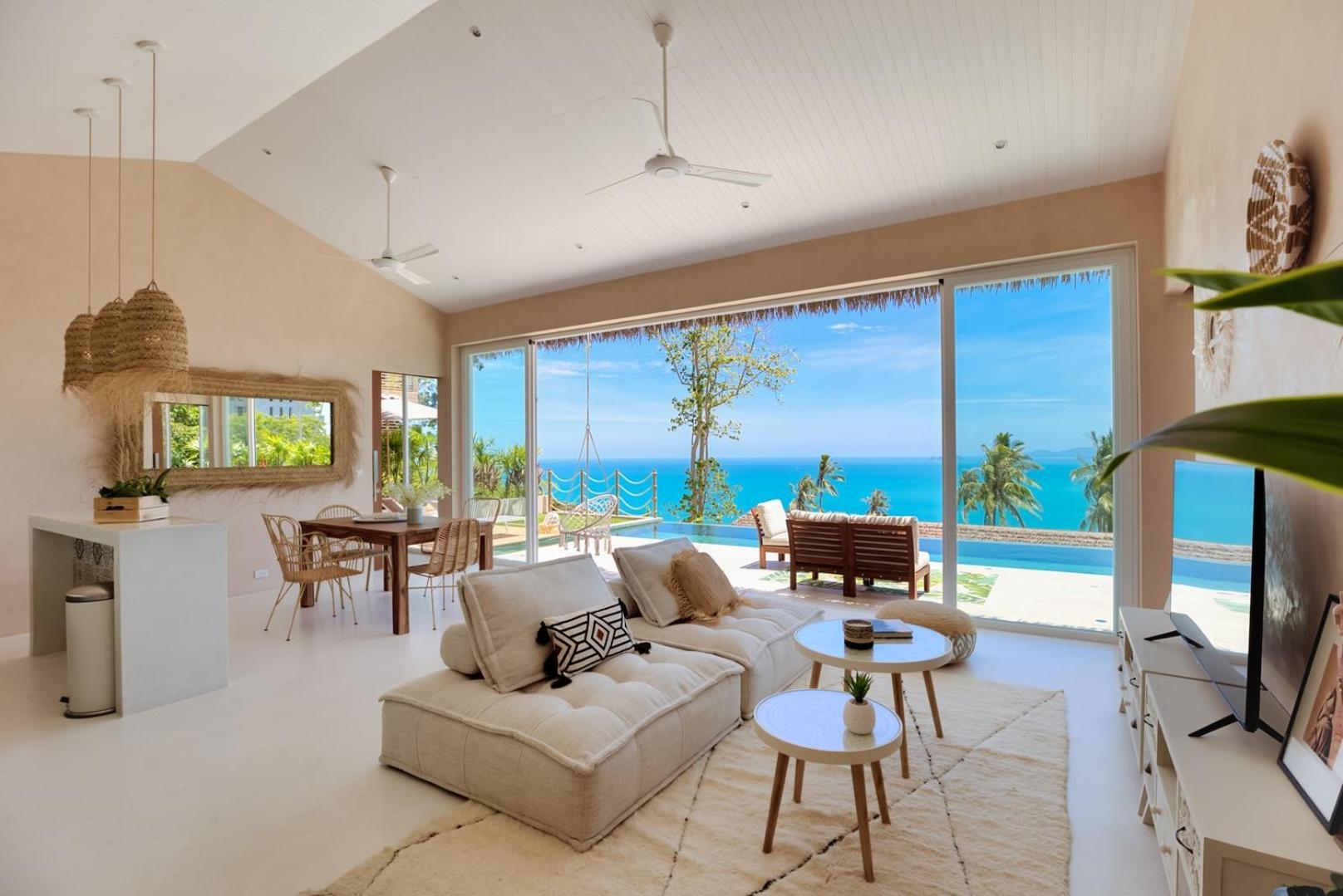 Tropical Seaview Villa With Pool Koh Samui Luaran gambar